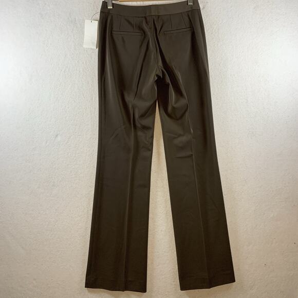 TAHARI Womens Dress Pants Sz 2 Cocoa Brown Bootcut Career Office Parisian New - Picture 4 of 14